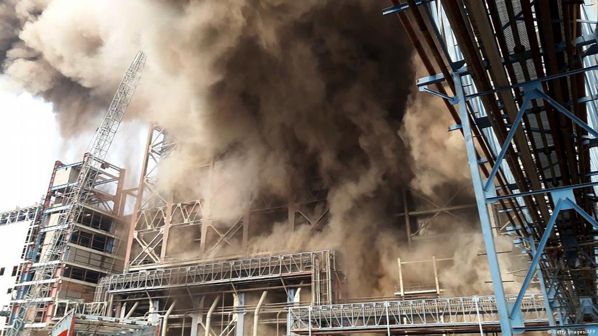 boiler explosion in a factory