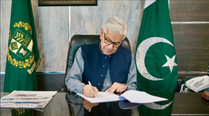 Federal Minister Khawaja Muhammad