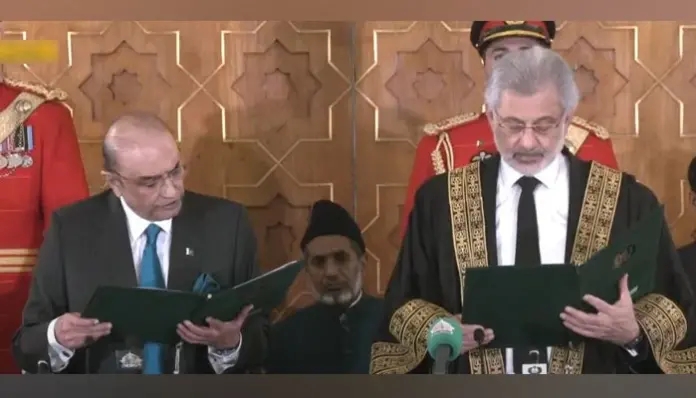 asif ali zardari sworn