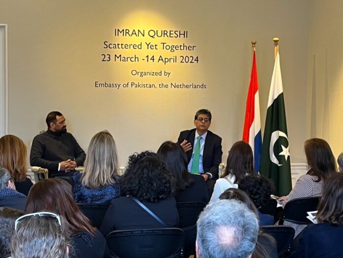 نیدرلینڈ میں پاکستانی سفارتخانے کی جانب سے پاکستان کے نامور پینٹر اور آرٹسٹ عمران قریشی کے فن پاروں کی نمائش کا اہتمام
