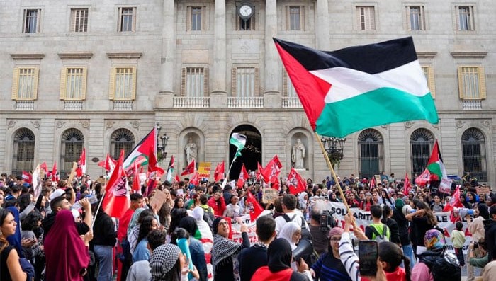 Protests by university