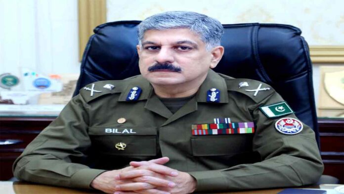 Lahore Police Chief Bilal Siddique Kamiana