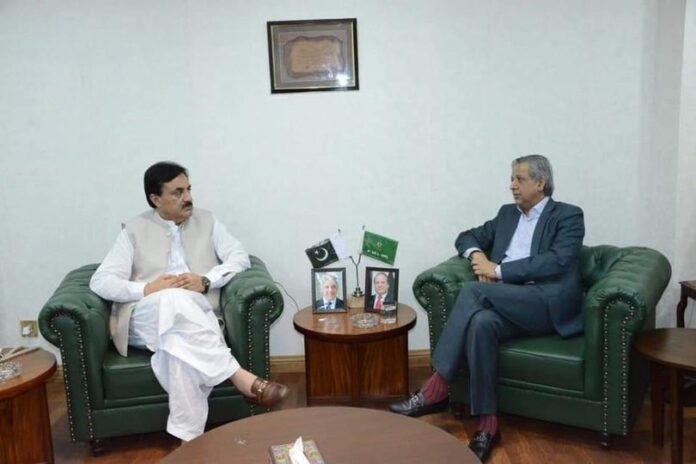 اسلام آباد،ڈپٹی چیئرمین سینیٹ سے وفاقی وزیر قانون کی ملاقات،مختلف پارلیمانی امور بارے تبادلہ خیال کیا