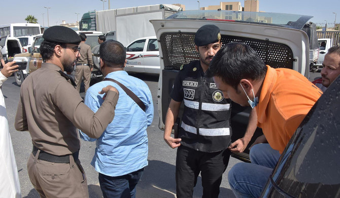 illegal people arrested