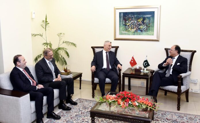 Finance Minister Senator Muhammad Aurangzeb