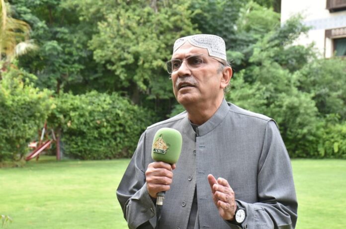 President Asif Ali Zardari.