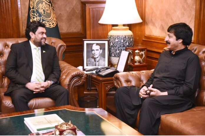 گورنر سندھ کامران خان ٹیسوری سے گورنر پنجاب سلیم حیدر خان نے گورنر ہائوس میں ملاقات