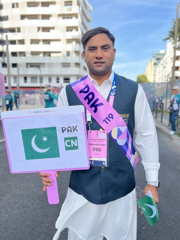 فرانس میں پاکستانی سفارتخانہ کا پیرالمپکس میں ایتھلیٹ حیدر علی کے لیے نیک خواہشات کا اظہار