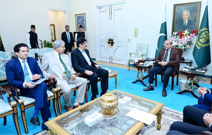 وزیراعظم محمد شہباز شریف سے وزیراعلی سندھ سید مراد علی شاہ اور سید نوید قمر کی ملاقات