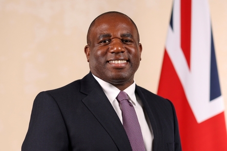 British Foreign Secretary David Lammy