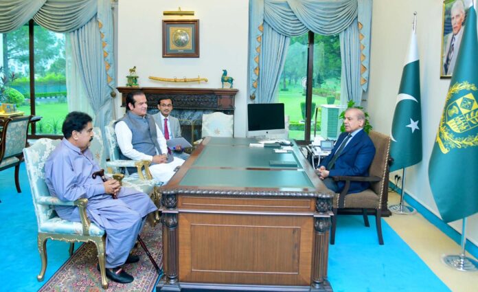Members of the National Assembly Muhammad Siddique Khan Baloch and Abdul Rahman Kanju