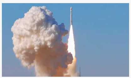 Commercial carrier rocket launch