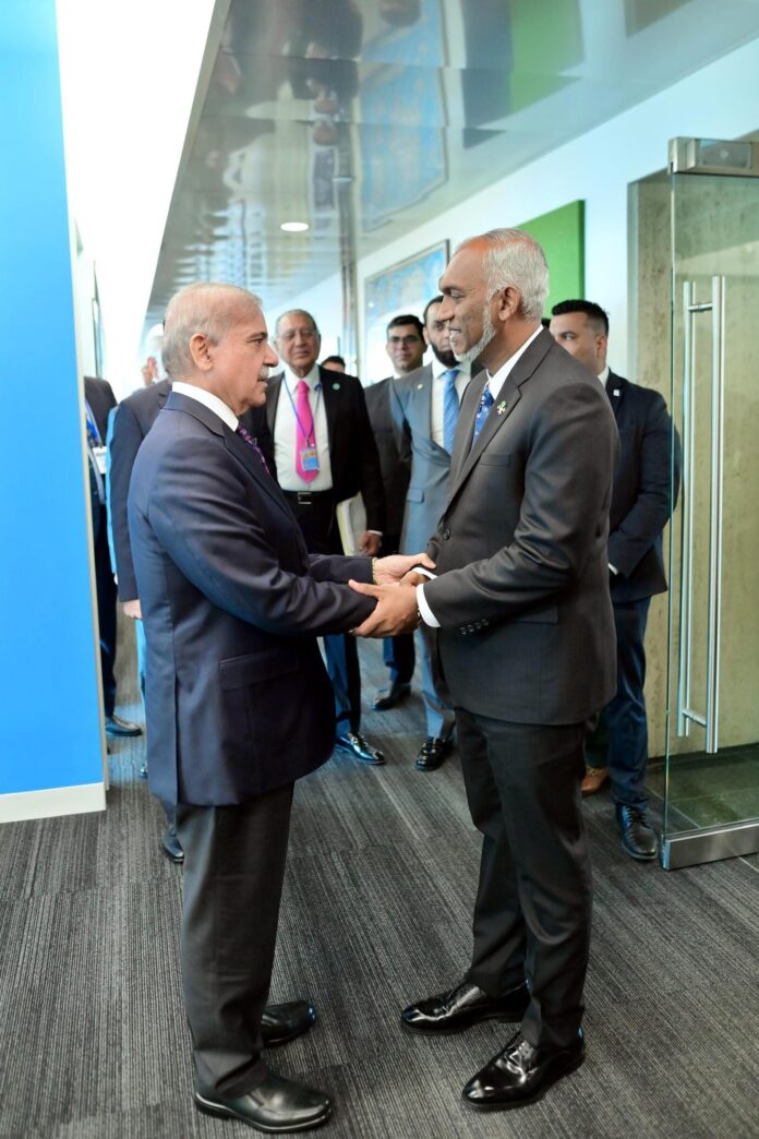pleasure to meet the President of Maldives, Dr. Muhammad Muayuzu