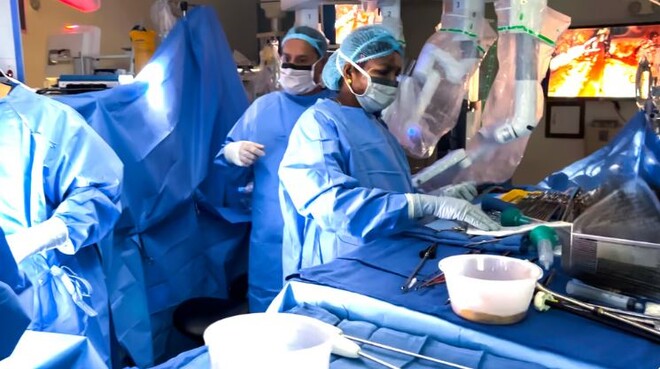 Robotic heart transplant