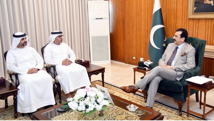 قائم مقام صدر سید یوسف رضا گیلانی کا متحدہ عرب امارات کے ساتھ تعاون کو فروغ دینے پر زور