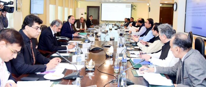 وفاقی وزیر خزانہ سینیٹر محمد اورنگزیب کی زیر صدارت کابینہ کمیٹی برائے ریاستی ملکیتی کاروباری اداروں کا اجلاس