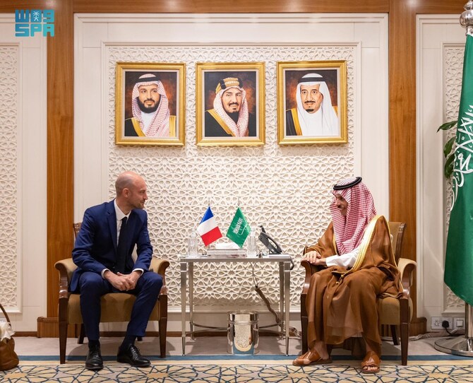 Saudi and French Foreign Ministers