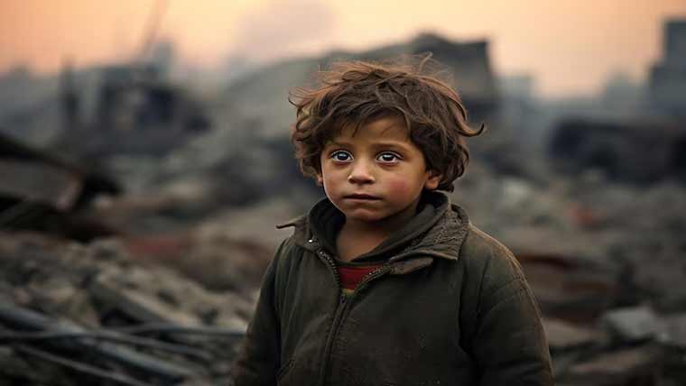 غزہ کی پٹی میں 10 لاکھ بچے زمین پر جہنم کی طرح کی زندگی گزار رہے ہیں، یونیسیف