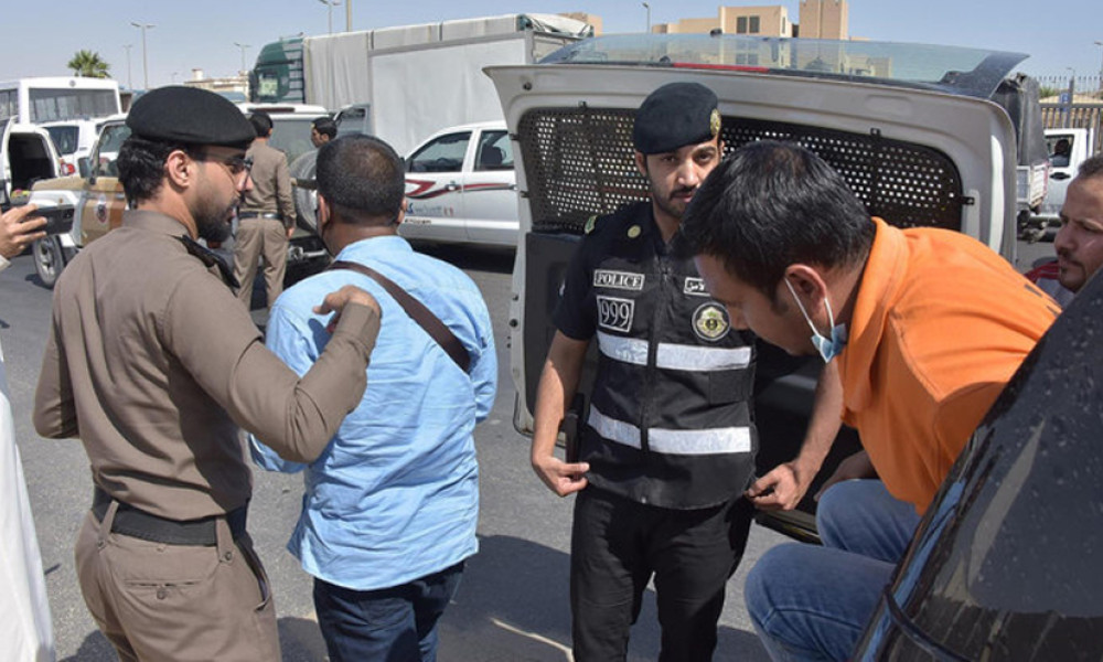 سعودی عرب میں گزشتہ ہفتے 21 ہزار 370 غیر قانونی تارکین گرفتار