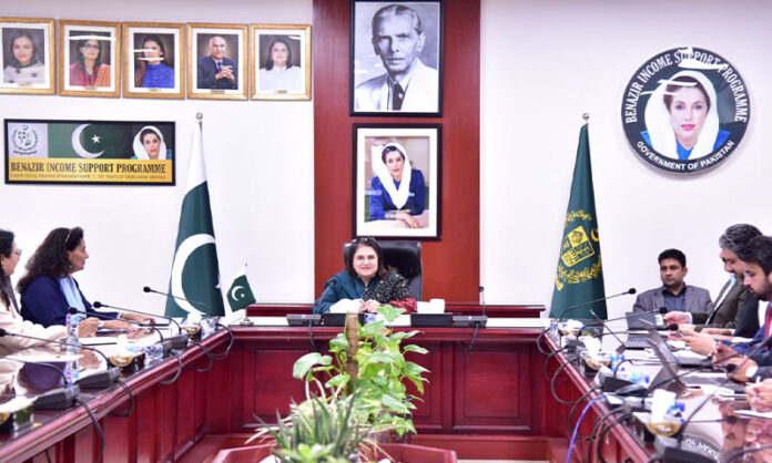 چیئرپرسن بی آئی ایس پی سینیٹر روبینہ خالد کی بل اینڈ میلنڈا گیٹس فاؤنڈیشن کی سینئر پروگرام آفیسر زینہ سیفری سے ملاقات
