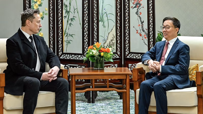 Chinese Vice President meets with Elon Musk