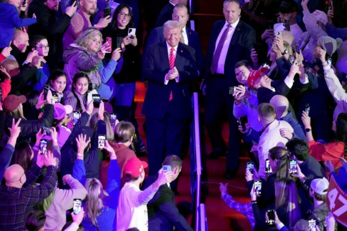 US President-elect Donald Trump's rally in Washington