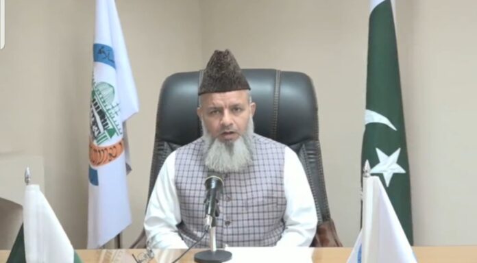 چیئرمین اسلامی نظریاتی کونسل نے صدقہ فطر و فدیہ صوم کا نصاب جاری کر دیا