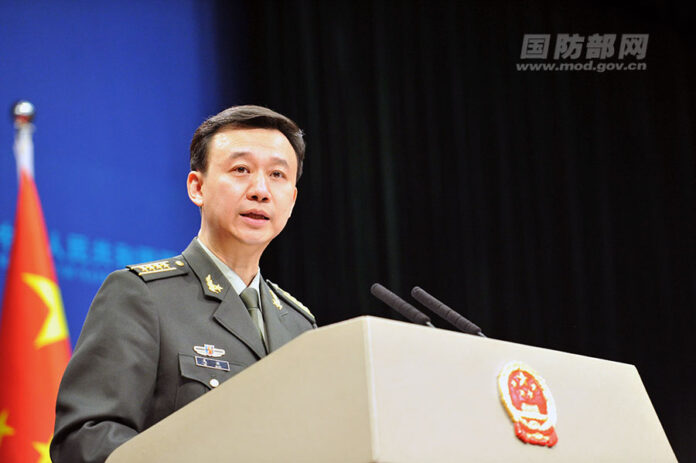 Defense Ministry spokesman Wu Qian