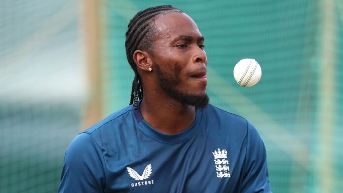 England fast bowler Jofra Archer