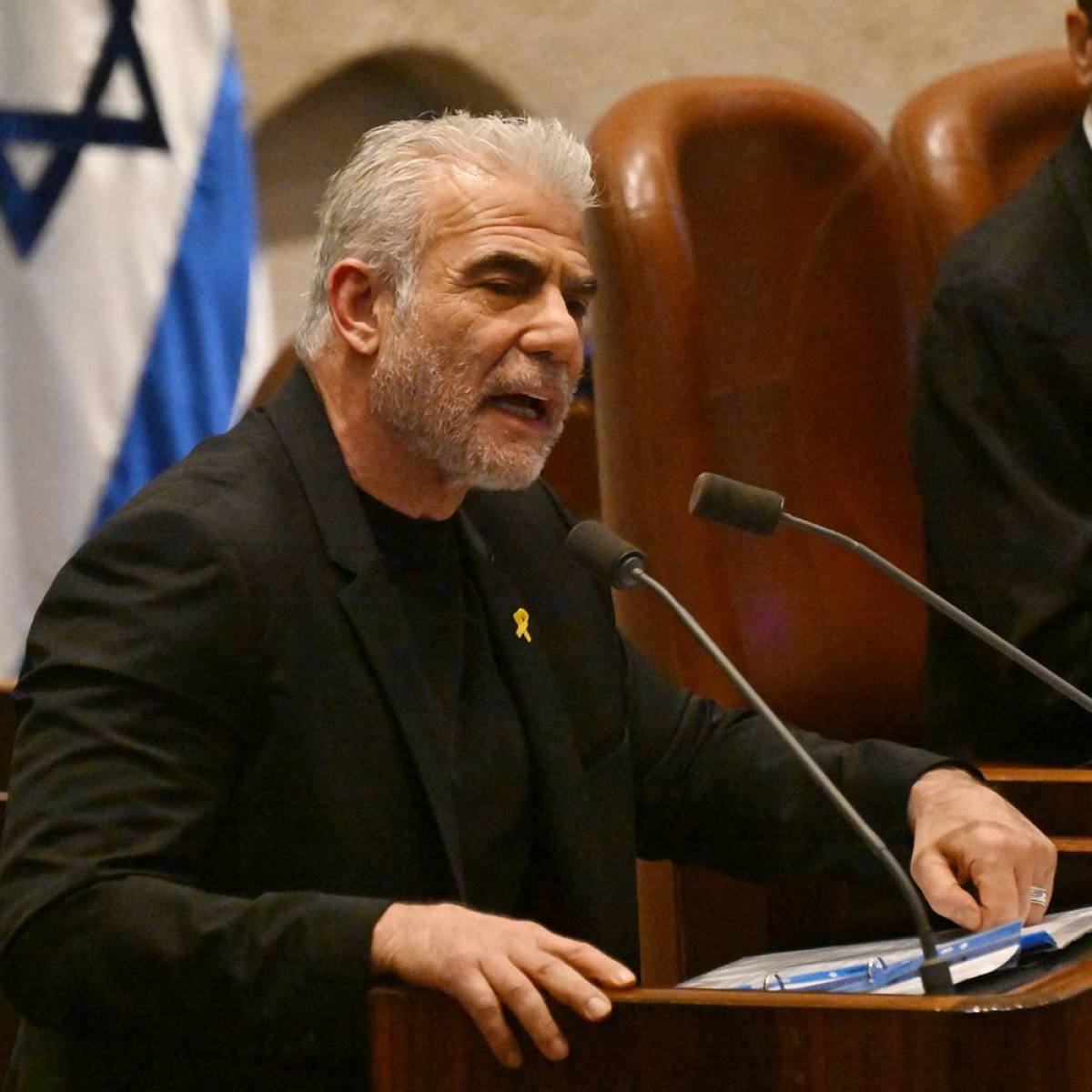 Israel's opposition leader Yair Lepid