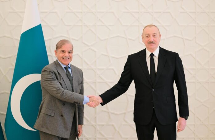 Prime Minister Shehbaz Sharif and President Ilham Aliyev