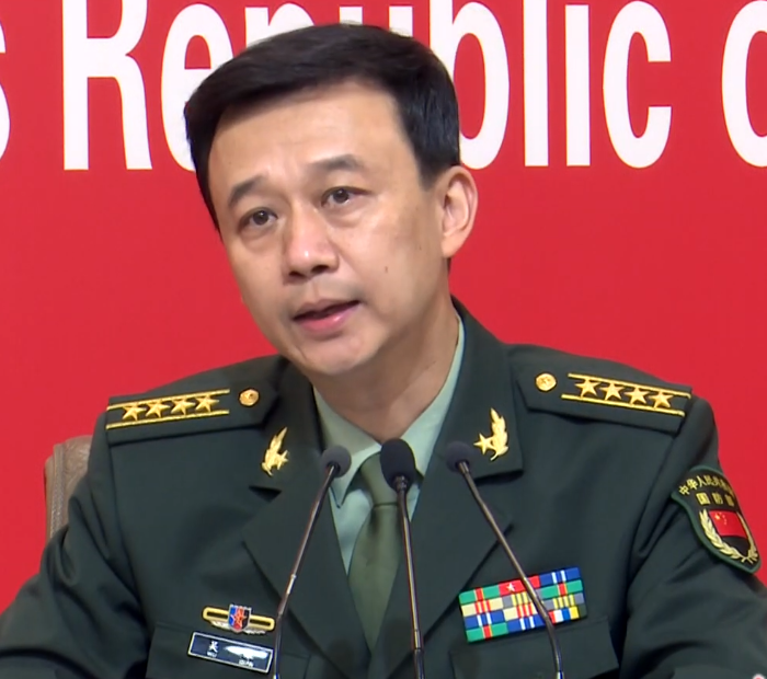 Chinese military spokesman