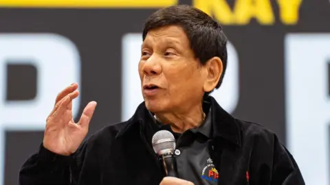 Former Philippine President Rodrigo Duterte