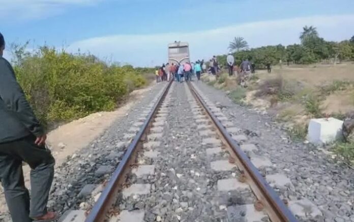 Train and bus collide