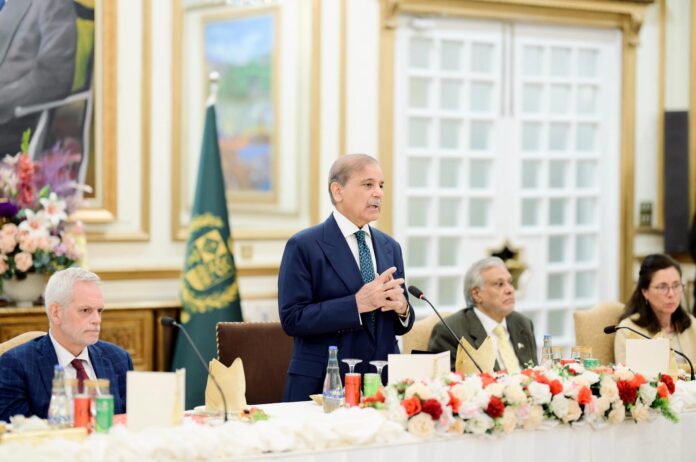 وزیراعظم شہباز شریف کی امریکہ پاکستان بزنس کونسل کے وفد سے گفتگو