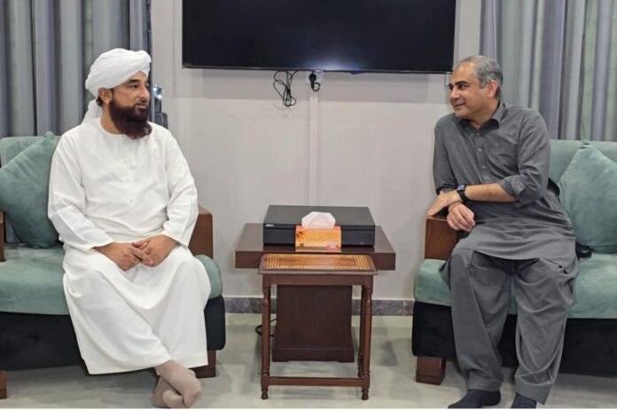 وفاقی وزیرداخلہ محسن نقوی کا گوجرانوالہ میں مرکز مصطفی کا دورہ،مولانا محمد رضا ثاقب مصطفائی سے ملاقات