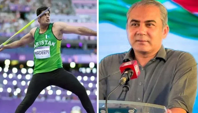 چیئرمین پی سی بی محسن نقوی کی ارشد ندیم کو ایشین ایتھلیٹکس چیمپئن شپ میں گولڈ میڈل جیتنے پر مبارکباد