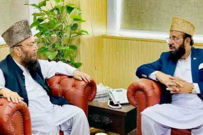 وفاقی وزیر سر دارمحمد یوسف کی مرکزی جمعیت اہل حدیث لاہور آمد، پروفیسر ساجد میر کے انتقال پر اظہار تعزیت