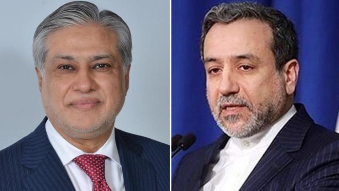 نائب وزیراعظم محمد اسحاق ڈار کی ایران کے وزیر خارجہ سید عباس عراقچی سے بات چیت ، اسرائیلی صریح جارحیت کی مذمت
