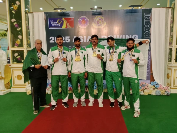 پاکستان کی ایشین انڈور روئنگ چیمپئن شپ میں تاریخ سازکامیابی، 10گولڈ، 3چاندی اور ایک کانسی کا تمغہ جیت لیا