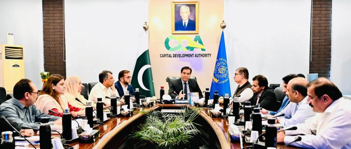 چیئرمین سی ڈی اے کی زیر صدارت اجلاس ،شہریوں کیلئے سپورٹس اور صحت مندانہ سرگرمیوں کے فروغ پر تبادلہ خیال