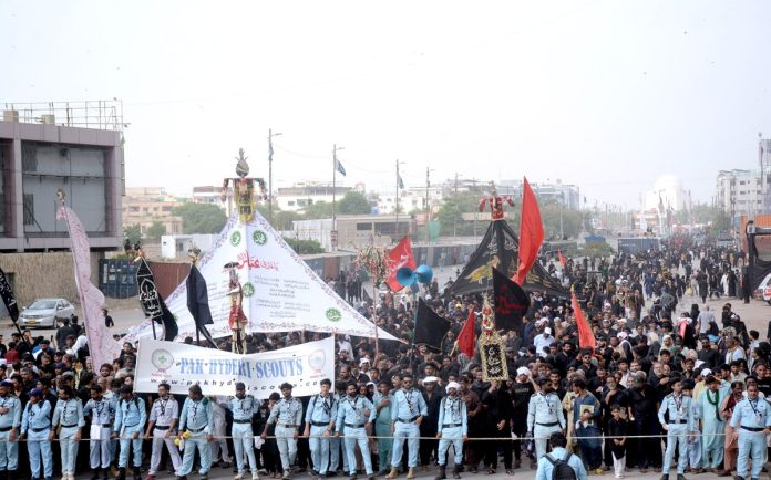ملیر پولیس کیجانب سے 9محرم الحرام کے جلوسوں اور مجالس کی سکیورٹی کیلئے بہترین انتظامات