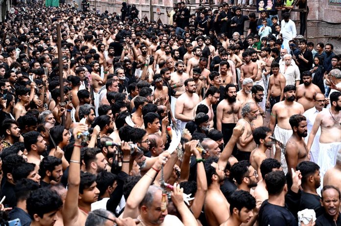 امام بارگاہ ولی العصر، شیخ عمر وارڈ گوادر میں یوم عاشورہ کا جلوس اور مجلس اختتام پذیر