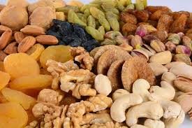 Exports of dried fruits