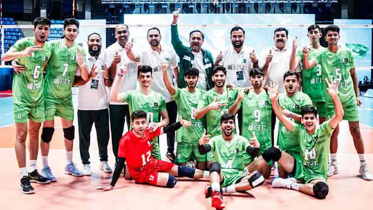 ایف آئی وی بی بوائز انڈر 19 ورلڈ والی بال چیمپئن شپ میں پاکستان نے ترکیہ کو شکست دےدی