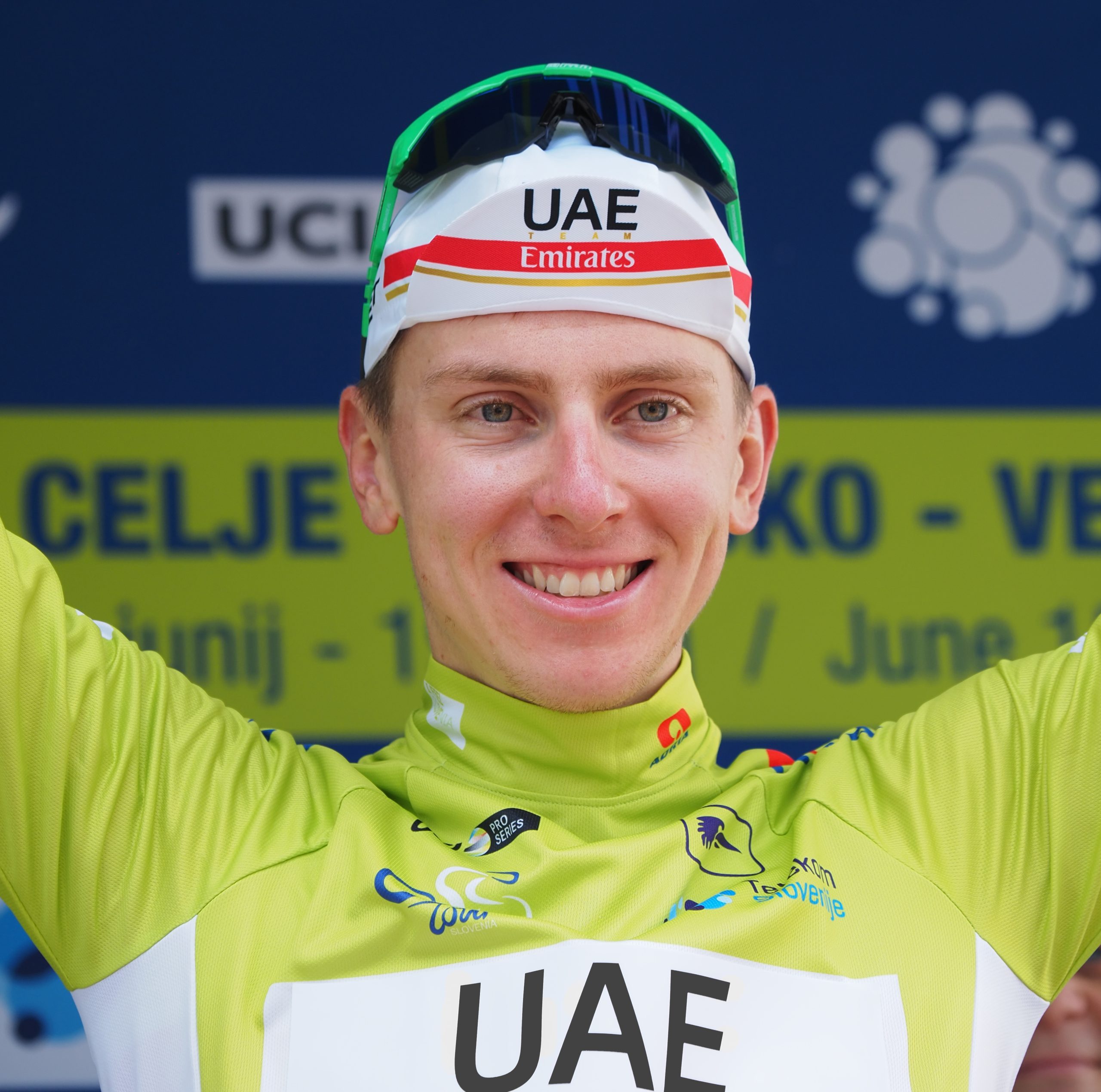 Slovenian cyclist Tadej Pogar