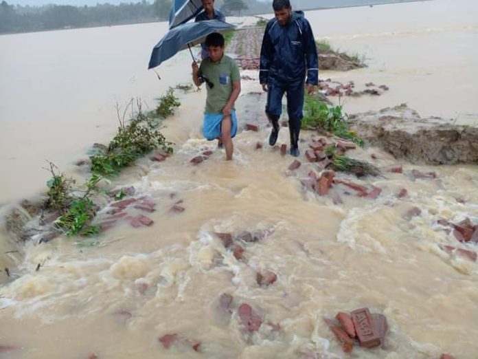 Heavy rains in Cox's Bazar, Bangladesh