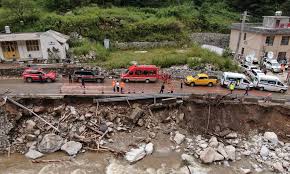 Landslides caused by rain in China