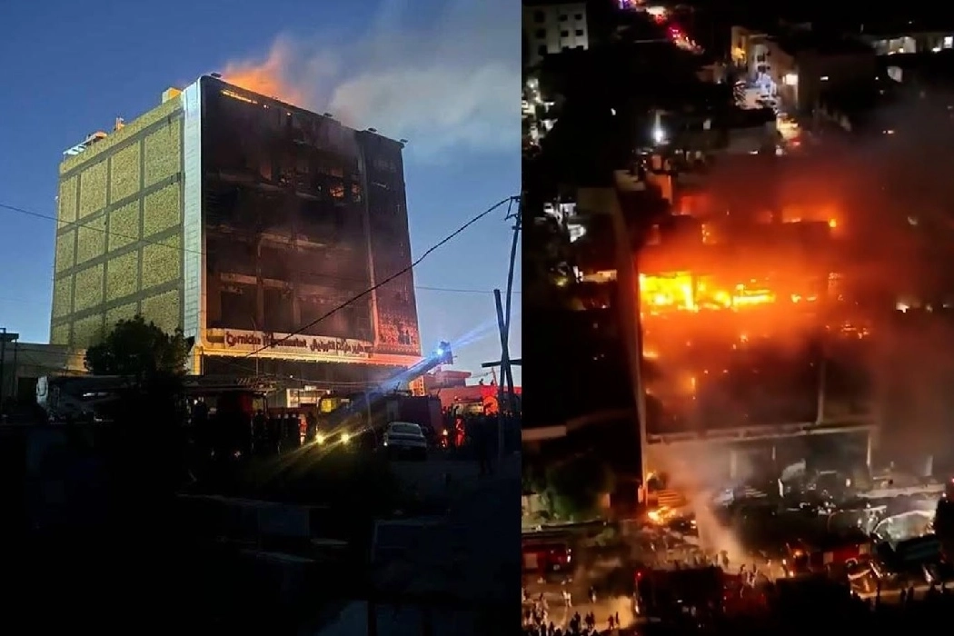 shopping mall fire