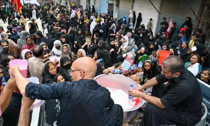 main procession in Rawalpin